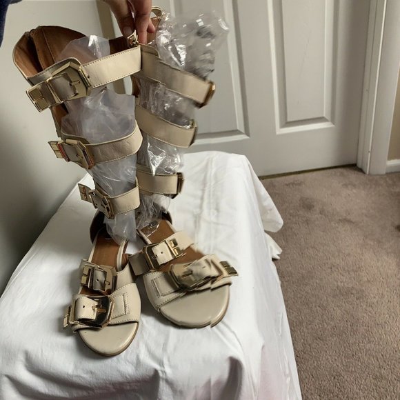 River Island Buckle Gladiator Sandals Size 6 - Picture 5 of 10